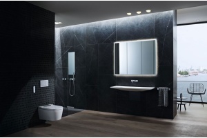 Унитаз подвесной Geberit AquaClean Sela 146.224.21.1 вставка глянцевый хром, с сиденьем - 3