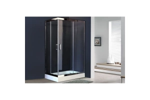 Душевой уголок Royal Bath 120х80 хром стекло прозрачное