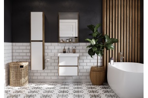 Комплект мебелии Aquaton Сканди 55 белый - светлое дерево