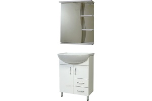 Тумба под раковину Санта Сити 60 белый - 3