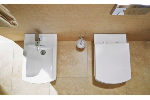 Унитаз подвесной BelBagno Mattino BB1060CH с сиденьем микролифт BB2007SC - 3