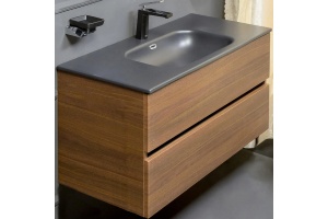 Тумба под раковину Armadi Art Vallessi 120 темное дерево - 2