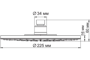 Верхний душ Wasserkraft A067 - 3