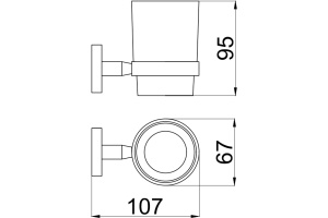 Стакан Allen Brau Priority 6.31002-31 черный - 2