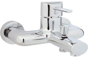 Смеситель для ванны с душем GPD Fonte хром