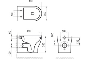 Унитаз подвесной BelBagno Lucie BB063CHR - 2
