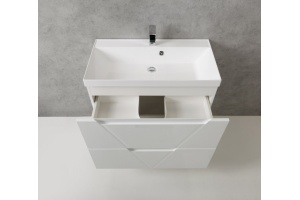Тумба с раковиной BelBagno Vittoria 100 белый - 3