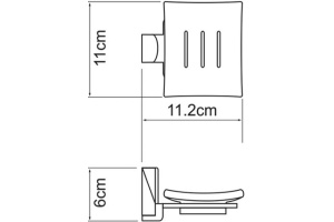 Мыльница Wasserkraft Leine White K-5029White - 3