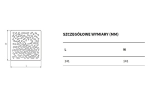 Крышка для поддона Excellent Arda коричневая - 3