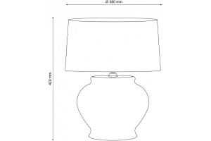 Настольная лампа декоративная Lucia Tucci Harrods 2 HARRODS T940.1 - 3