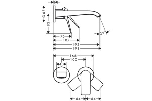 Смеситель для раковины Hansgrohe Vivenis хром - 3