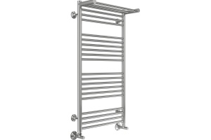 Водяной полотенцесушитель Terminus Аврора П20 500х1000 с полкой Хром - 2