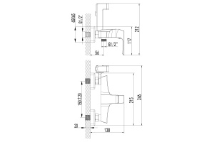 Гигиенический душ Lemark Unit LM4518C со смесителем - 2