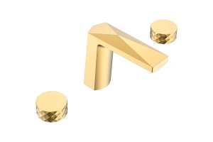 Смеситель для раковины Boheme Venturo золото глянцевое