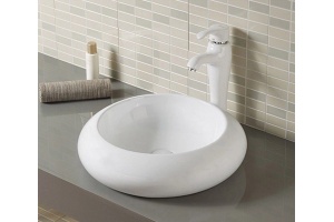 Раковина накладная CeramaLux N 46 см белый (7031В) - 2