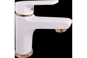 Смеситель для раковины Rav Slezak Colorado белый - золото