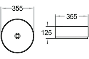 Рукомойник SantiLine SL-1037 - 2