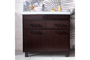 Тумба с раковиной Бриклаер Чили 90 венге С