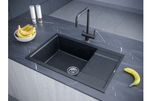 Мойка кухонная Paulmark Verlass 78 черный матовый - 3