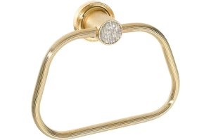 Полотенцедержатель Boheme Royal Cristal Gold кольцо