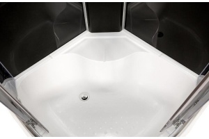 Душевая кабина DETO BM4510NGMBLACK с высоким поддоном, с сиденьем, без крыши - 3