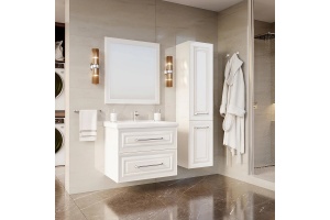 Зеркало ASB-Woodline Валенца 80 слоновая кость - 2