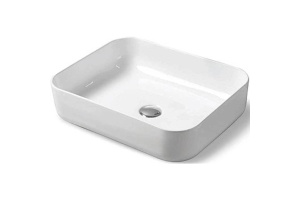 Накладная раковина Vincea 50х41 белая