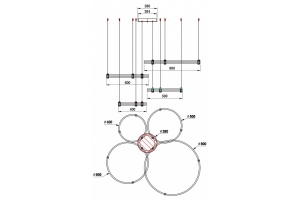 Подвесной светильник Stilfort Tooring 4006/02/04PL - 2