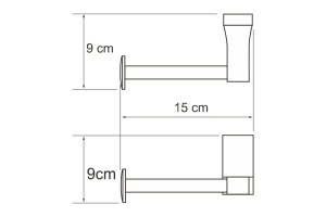 Lopau K-6096 Держатель туалетной бумаги - 3