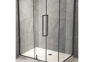 Душевой уголок Veconi Rovigo 110х70, черный (RV034B-11070-01-C7) - 2