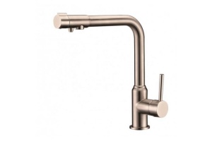 Смеситель Kaiser Teka 13044-5 для кухонной мойки, никель