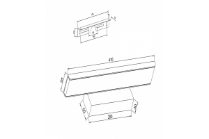 Подсветка для зеркал Maytoni Gleam MIR005WL-L16B - 2