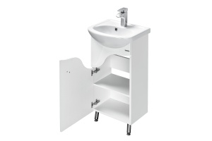 Тумба с раковиной Aquaton Колибри 41 L белый - 3