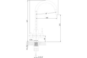 Смеситель Agger Zest A0700744 для кухонной мойки - 2