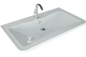 Раковина мебельная Style Line Атлантика 100 белый