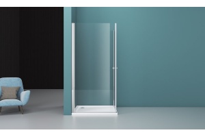 Душевой уголок BelBagno Etna 90х90 профиль хром стекло прозрачное - 3