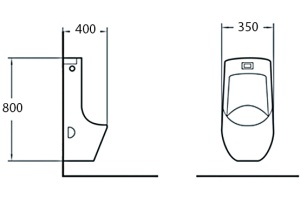 Писсуар SantiLine SL-6002 - 3