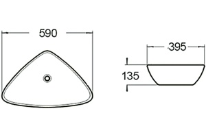 Раковина SantiLine SL-1034 - 2