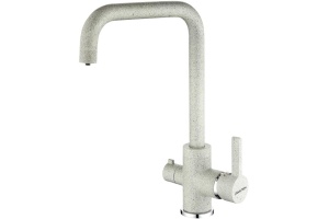 Смеситель Paulmark Logas для кухонной мойки, серый Lo213021-310