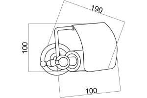 Держатель туалетной бумаги Boheme Imperiale 10401 - 2