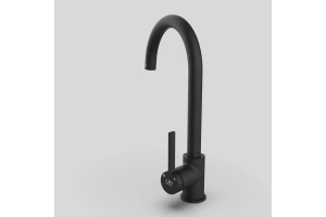 Смеситель для кухни GPD Gildo черный матовый - 3