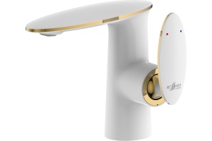 Смеситель Rossinka RS30-11W для раковины, с донным клапаном