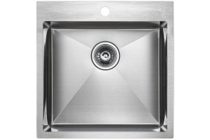 Мойка кухонная Paulmark Kroner 51 брашированная сталь