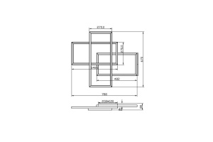 Потолочный светодиодный светильник Maytoni Rida MOD015CL-L80WK - 2