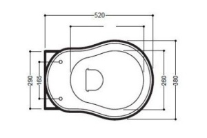 Крышка-сиденье Kerasan Retro черный/хром, с микролифтом (108804) - 2