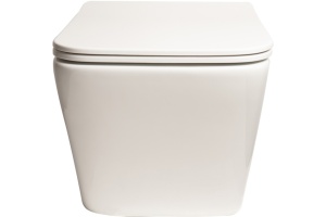 Унитаз подвесной SantiLine SL-5004SM-BD безободковый, с микролифтом - 2