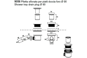 Сифон для поддона Kerasan Retro 9 хром (905601) - 3
