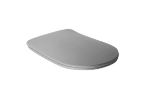 Крышка-сиденье Kerasan Tribeca серый матовый/хром, с микролифтом (519159)