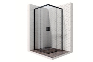 Душевой уголок Ambassador Queen 11011204Black 100x100