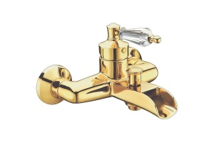 Смеситель для ванны Boheme Vogue золото с прозрачным Swarovski